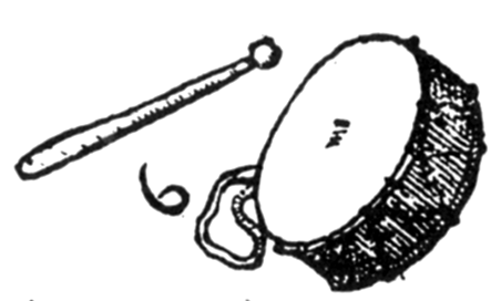 Praetorius 3 hole pipes .25 Scale 96 ppi drum